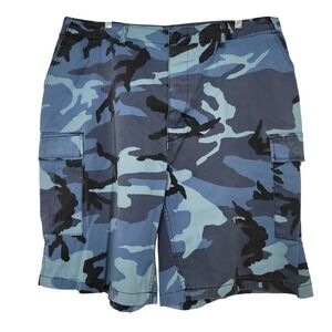 Rothco Mens Casual Street Cargo Army Military BDU Camo Shorts‎ Y2K XXL Gorpcore